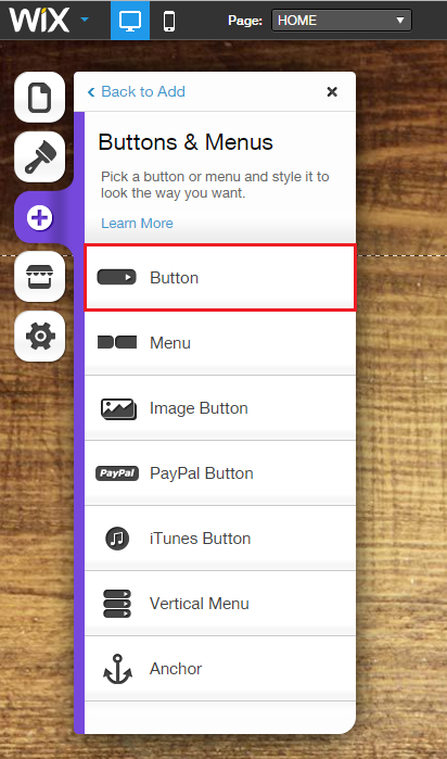 add-wix-button