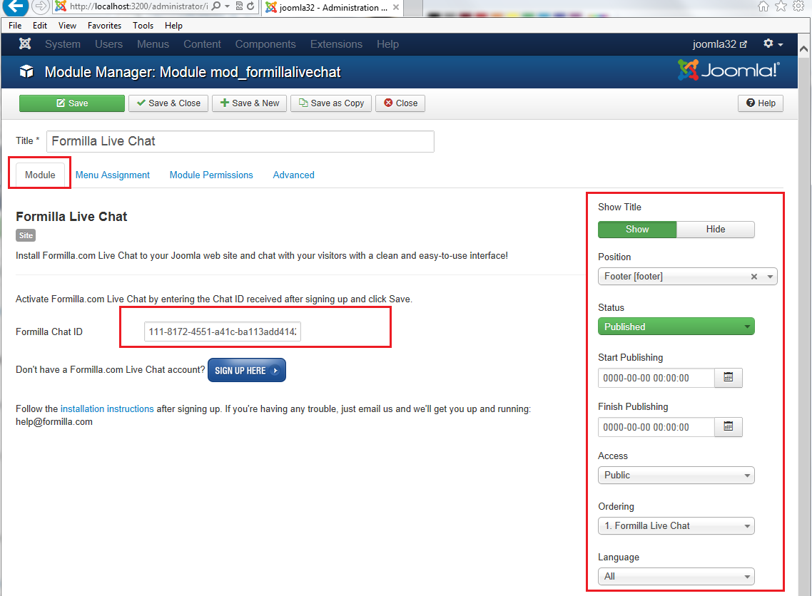 joomla live chat joomla live chat